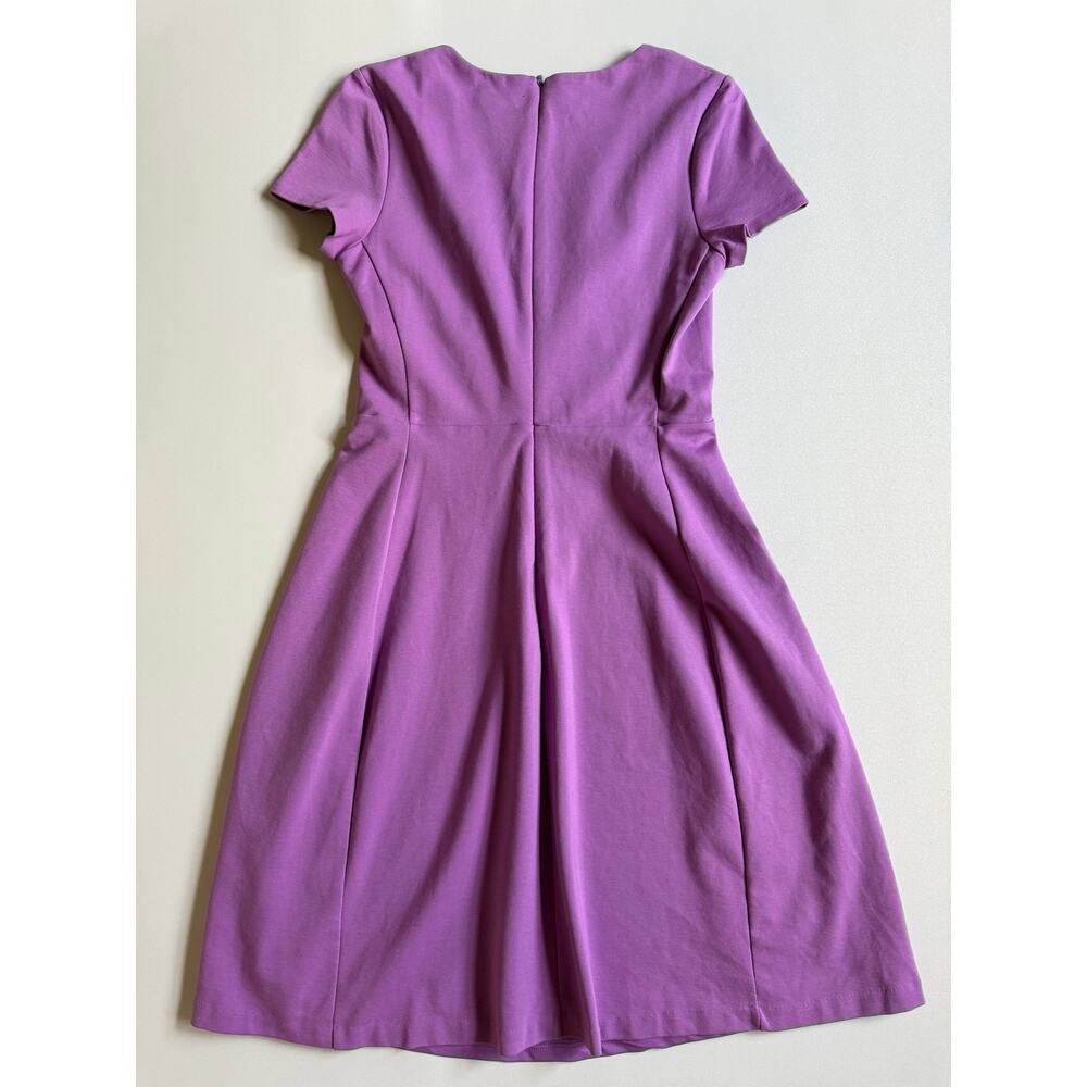 Boden Women's Lilac Suplice Ponte Alicia Fit and Flare Midi Dress Size 8 - Picture 5 of 13